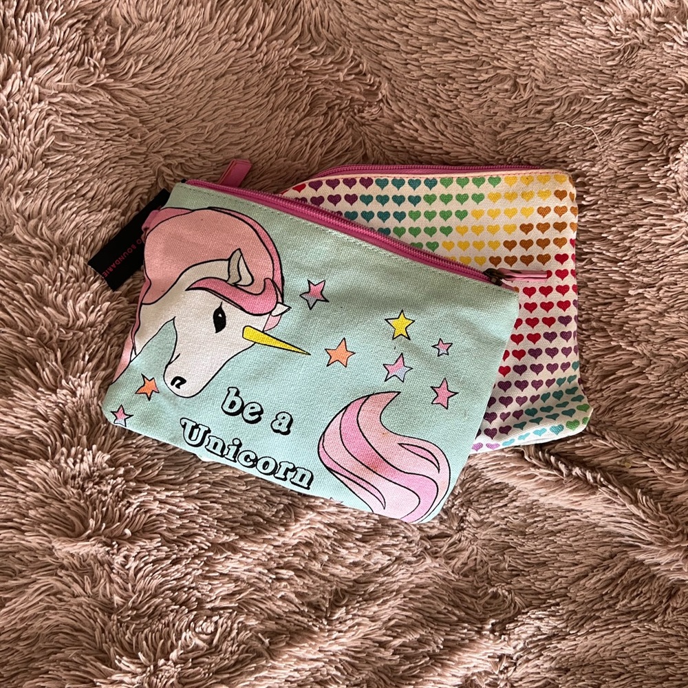 Unicorn pouch set